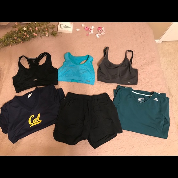 Under Armour Tops - 6 pc bundle sz medium athletic clothing Adidas +